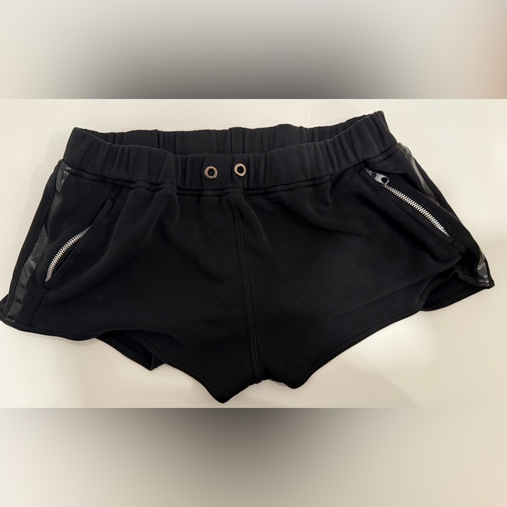 Women's Black Athletic Lounge Shorts streetwear RARE brand DEAD. SIZE medium